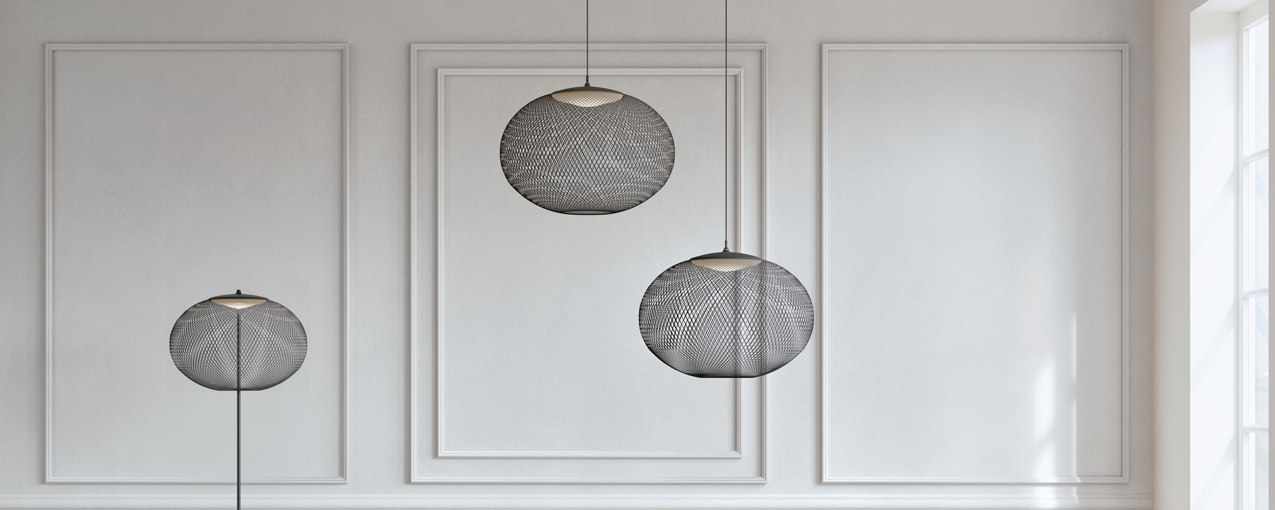 NR2 — verlichting van RNDM Production in een interieur
